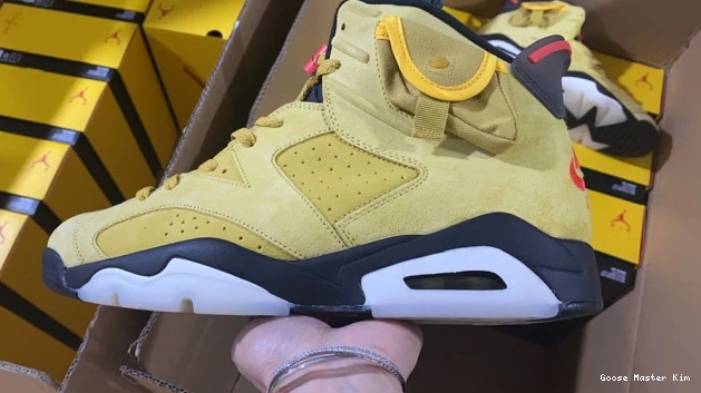 6 TRAVIS JORDAN AIR X SCOTT YELLOW CN1084-300 0725